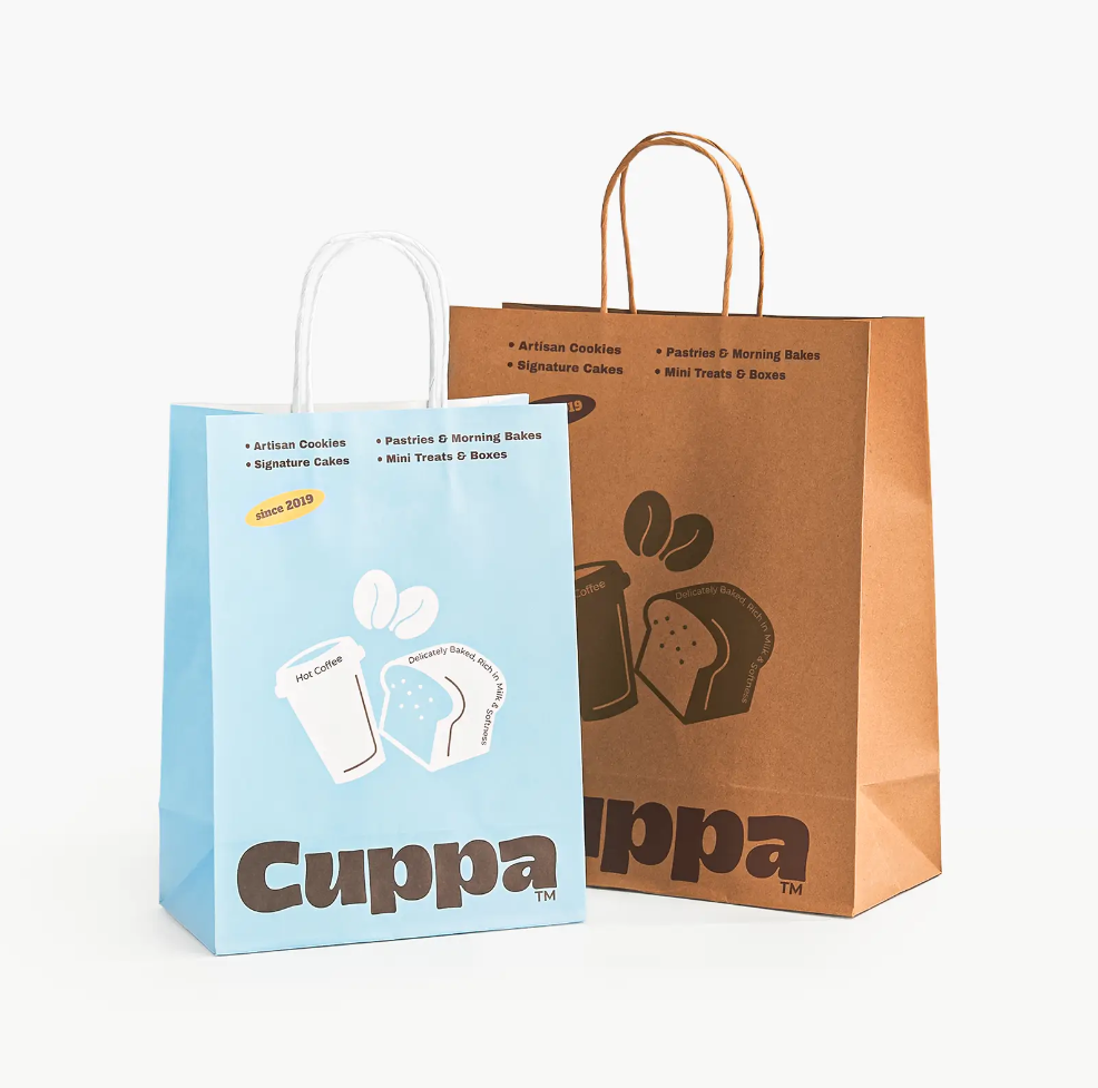 Custom Twisted Handle Paper Bags