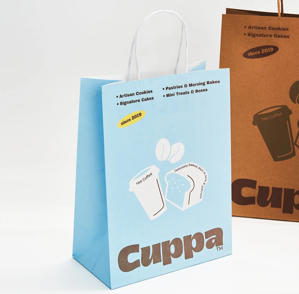 Custom Twisted Handle Paper Bags