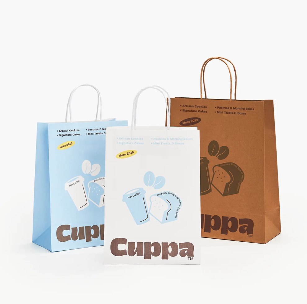 Custom Twisted Handle Paper Bags